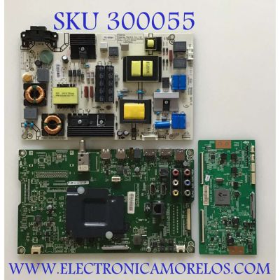 KIT DE TARJETAS HISENSE / MAIN 188945 / RSAG7.820.6591/ROH / 188942 / FUENTE 178971 / RSAG7.820.5687/ROH / HLL-4855WT / T-CON 188192 / RSAG7.820.6569/ROH / PANEL HD500DU-B52(100)S0\GM\ROH / MODELO 50H7C